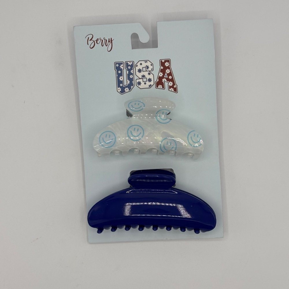 6 PC Berry Patriotic Hair Accessories Bundle NEW - Picture 4 of 9